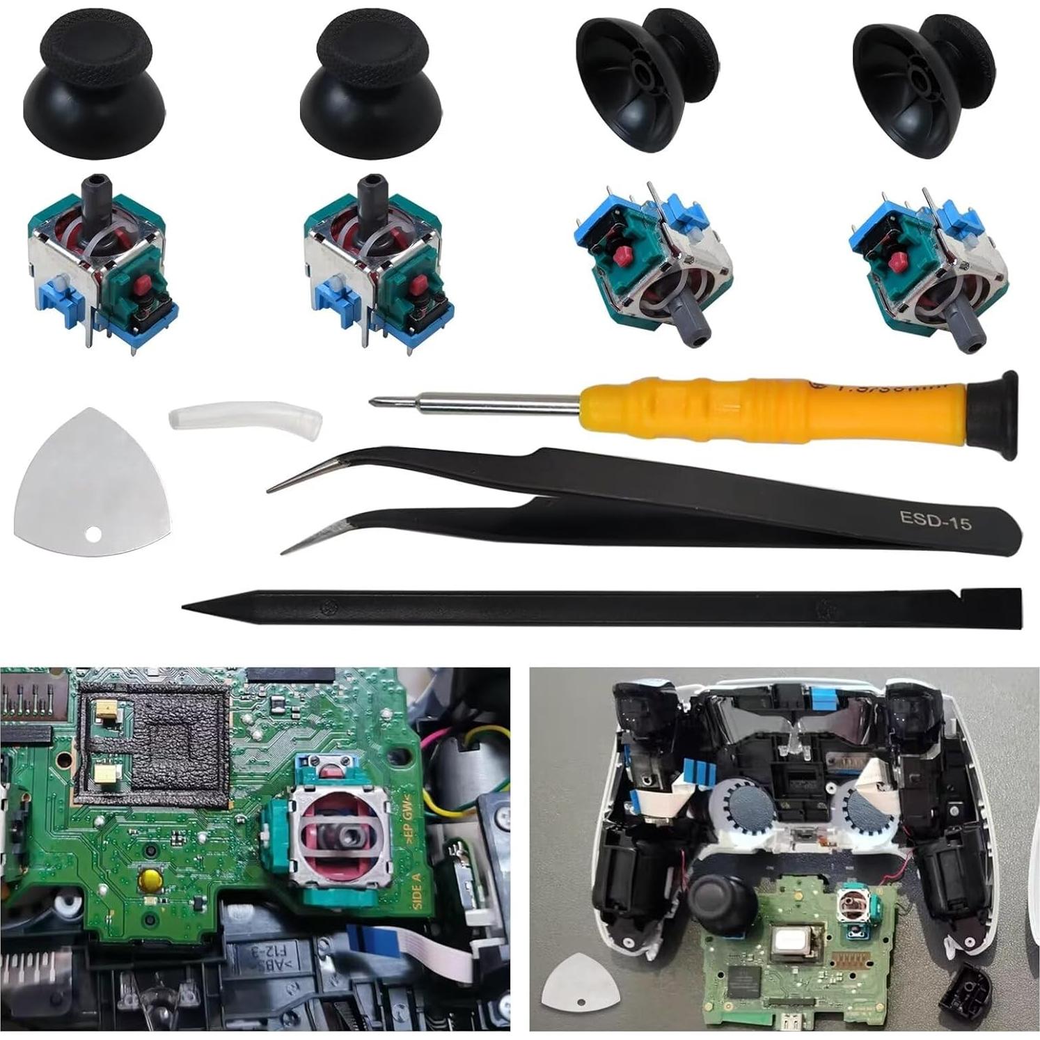 Reemplazo Joystick Analógico PS5 INGQI 4 Piezas Kit