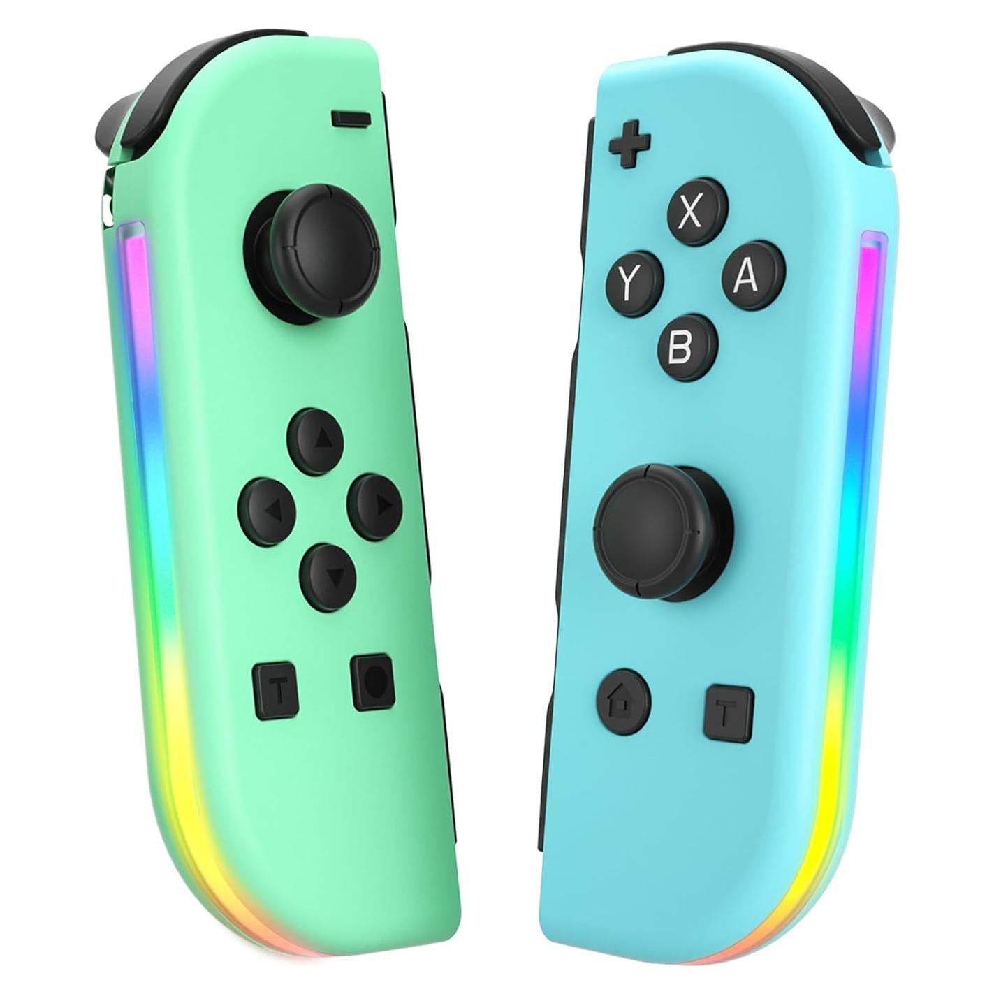 Controladores Inalámbricos Haiovia para Nintendo Switch - Verde/Azul