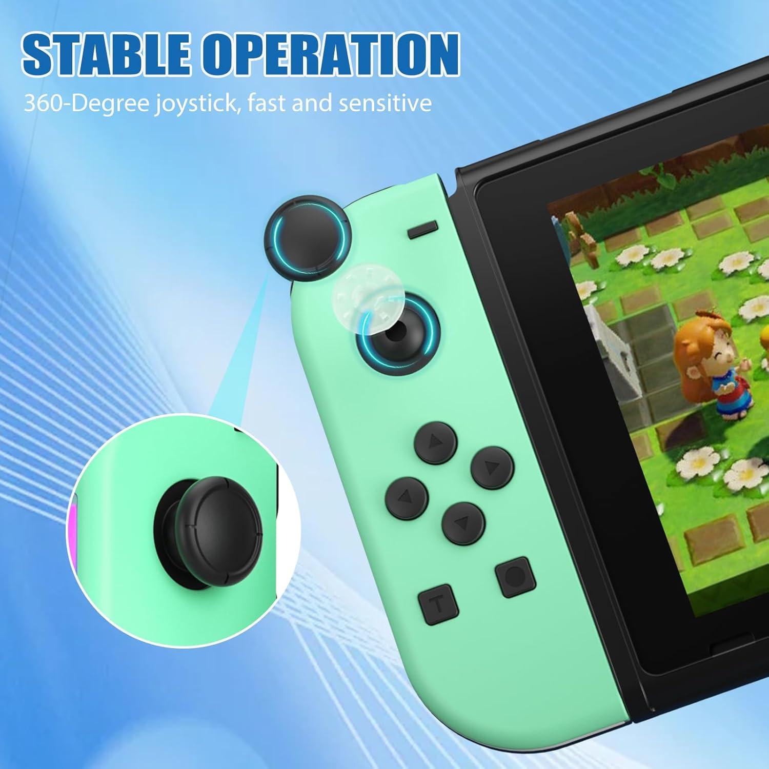 Controladores Inalámbricos Haiovia para Nintendo Switch - Verde/Azul