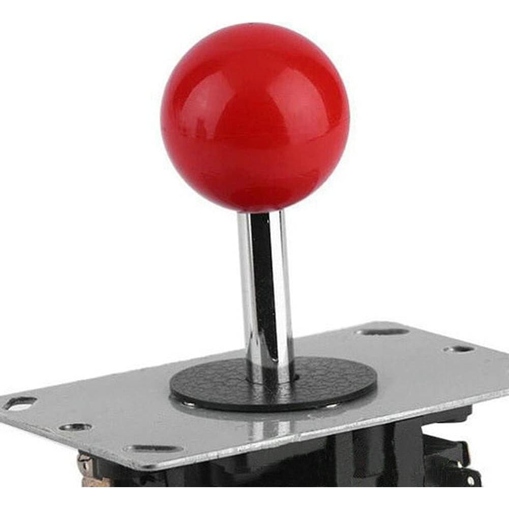Cabeza de Joystick Redondo Balltop 35mm M6 Lasenersm - Azul y Rojo
