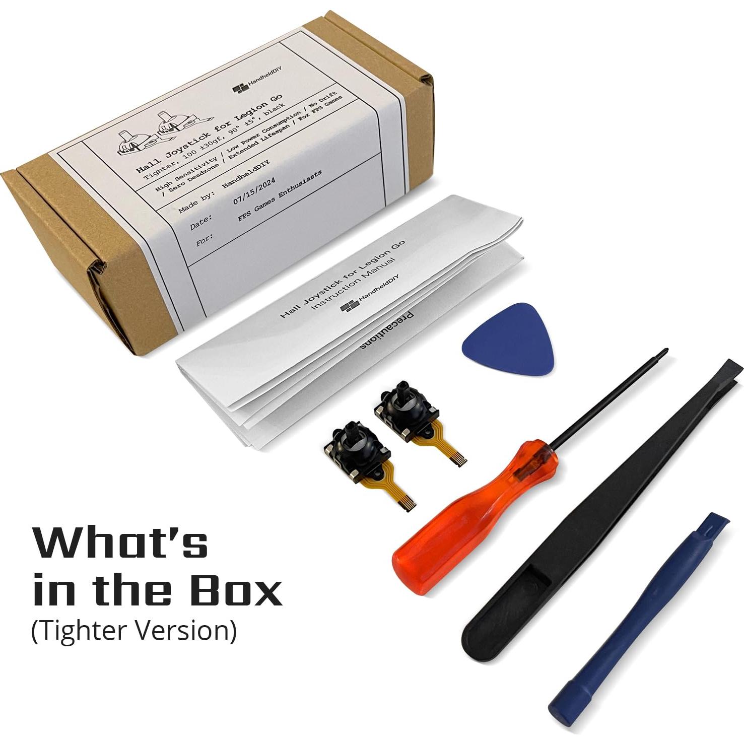 Joystick Tighter Hall HandheldDIY para Lenovo Legion Go - Resistencia Mejorada