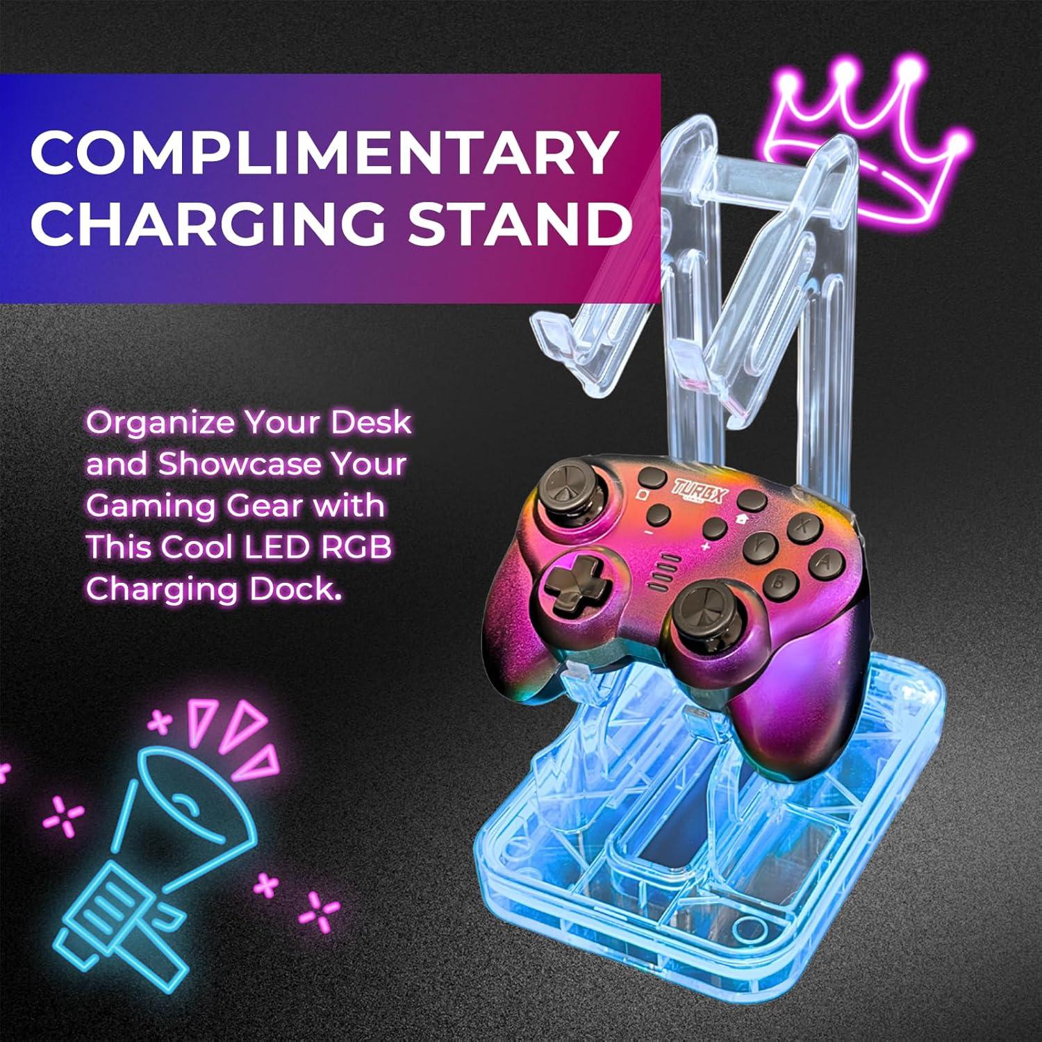 Controlador Inalámbrico Mini TurbX Prism Shift - Bluetooth para Nintendo Switch, iPhone, Android y PC