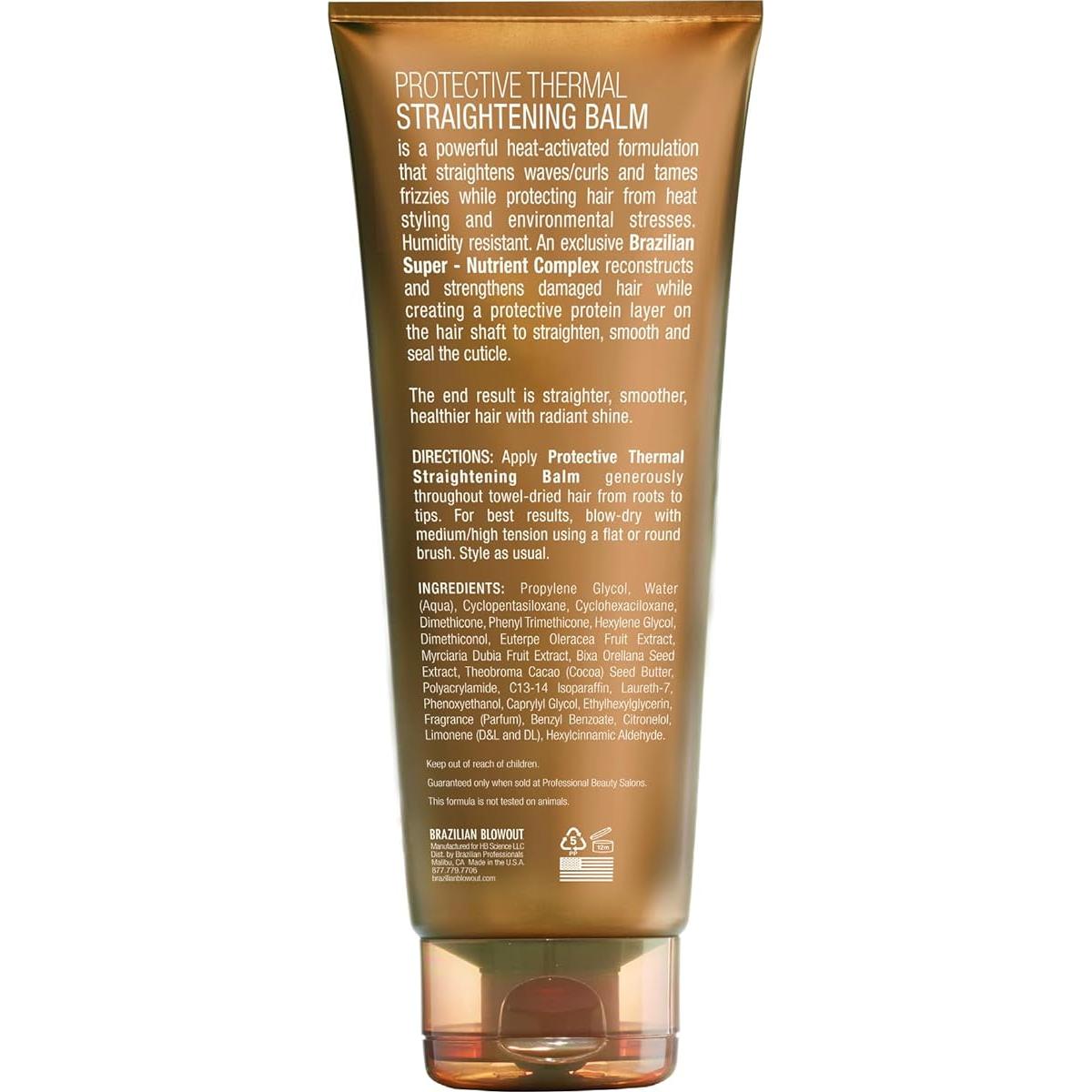 Bálsamo Protector Térmico Brasileño 113g Alisado