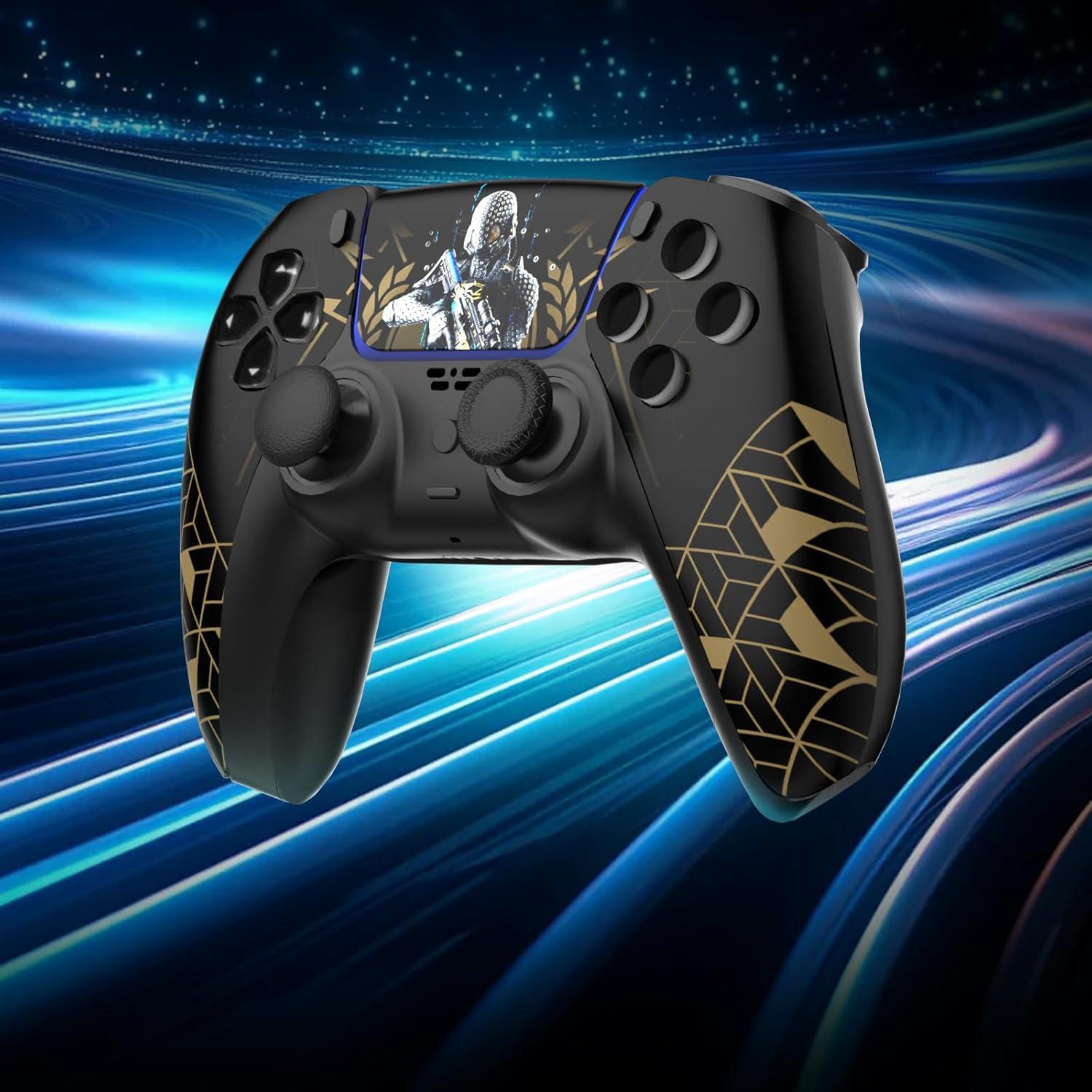 Carcasa Frontal Personalizada CHARM FOCUS para PS5 Escuadrón Sombra