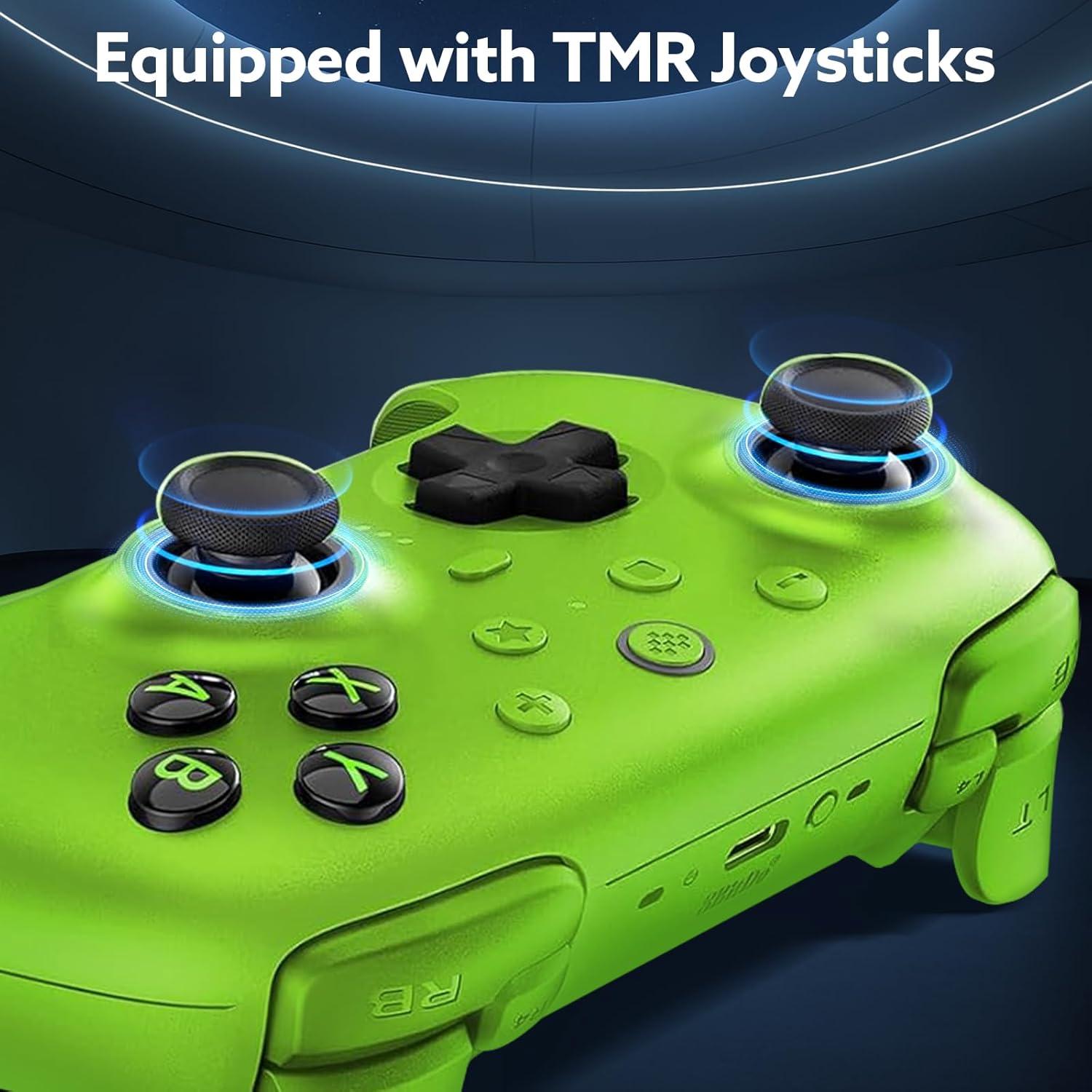 Controlador Inalámbrico 8BitDo Ultimate 2 Verde con Joysticks TMR