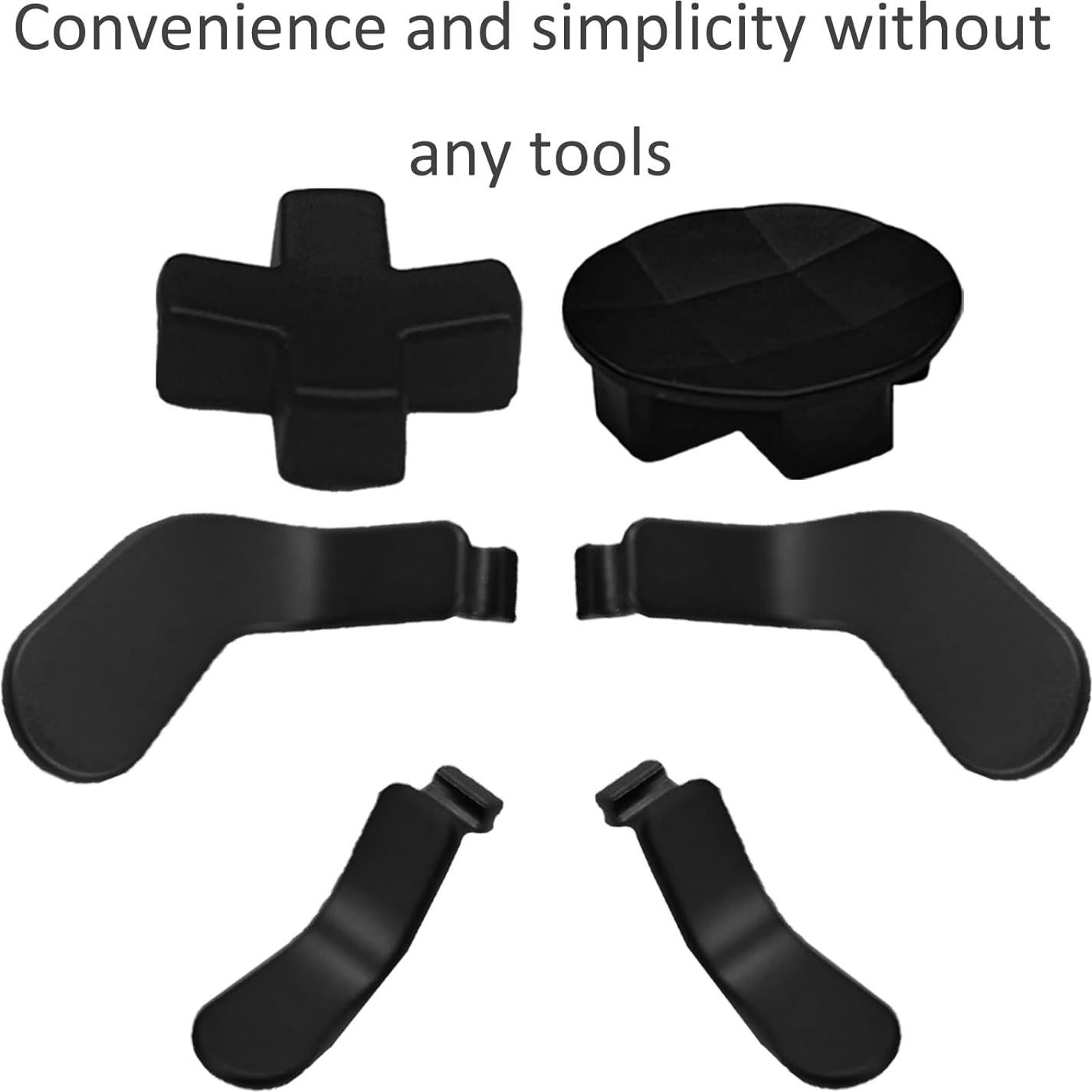 6 Palas de Metal y D-Pad para Controlador Xbox Elite 2
