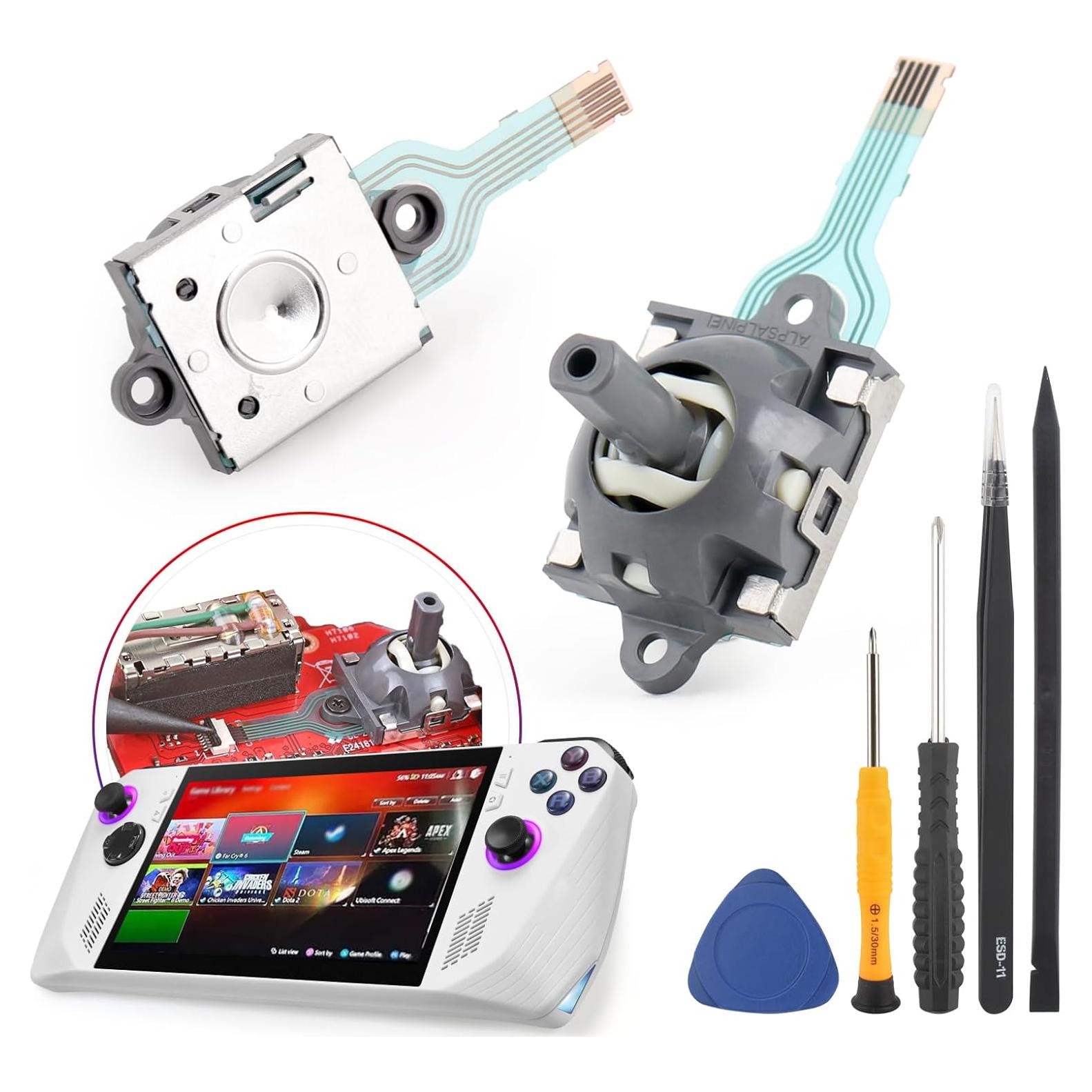 Joysticks de Reemplazo para Asus ROG Ally RC71L y GPD Win3