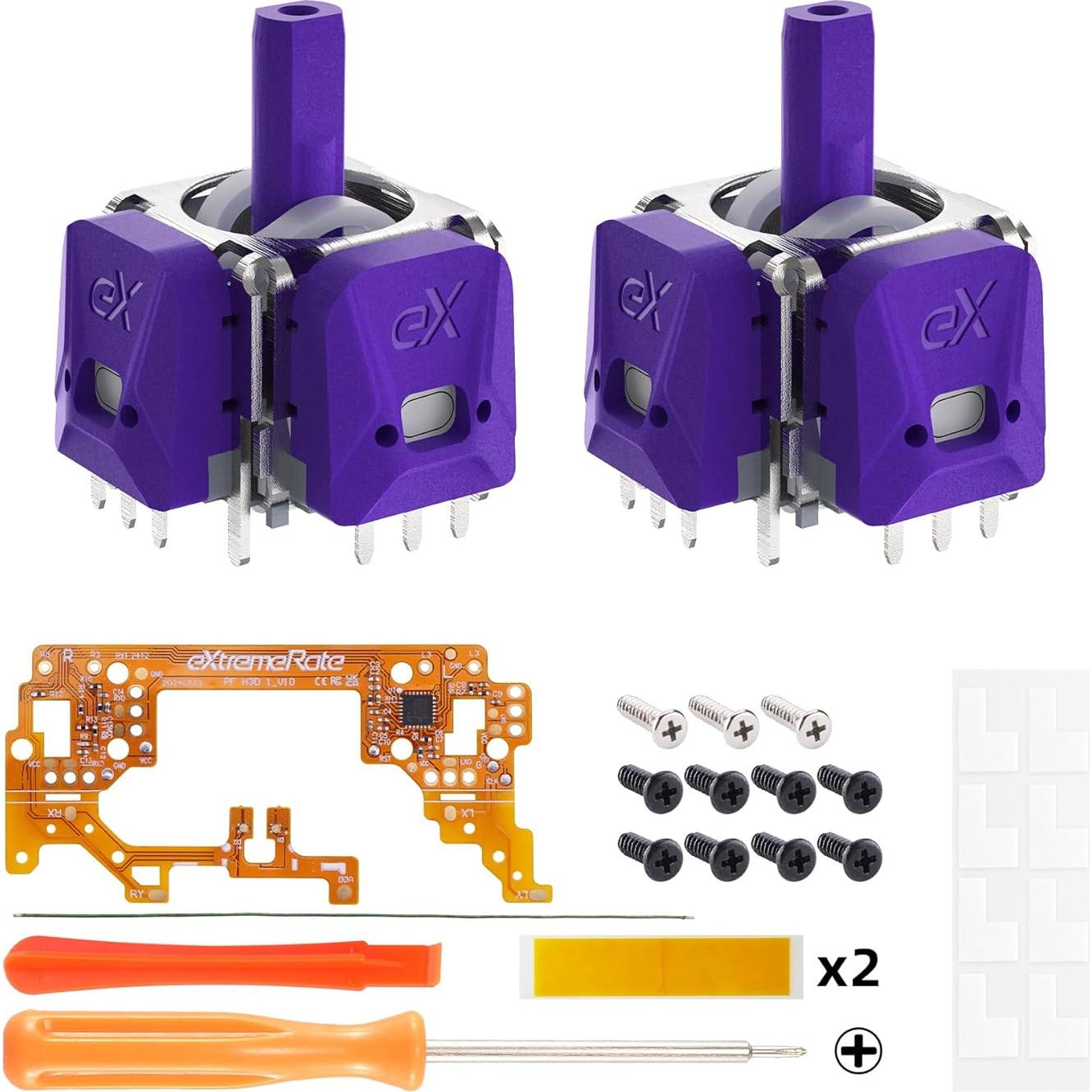 Kit Joystick Digital Calibrable eXhall eXtremeRate PS5 Púrpura