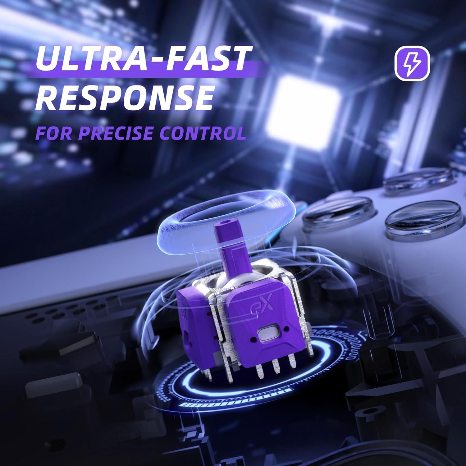 Kit Joystick Digital Calibrable eXhall eXtremeRate PS5 Púrpura