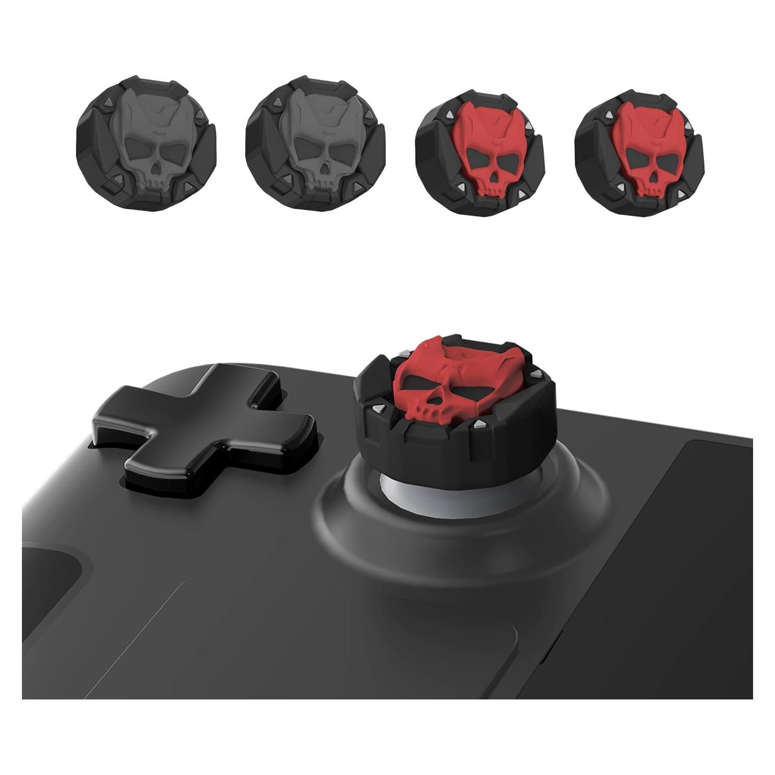 Tapas de agarre GeekShare para Steam Deck - Silicona Calavera