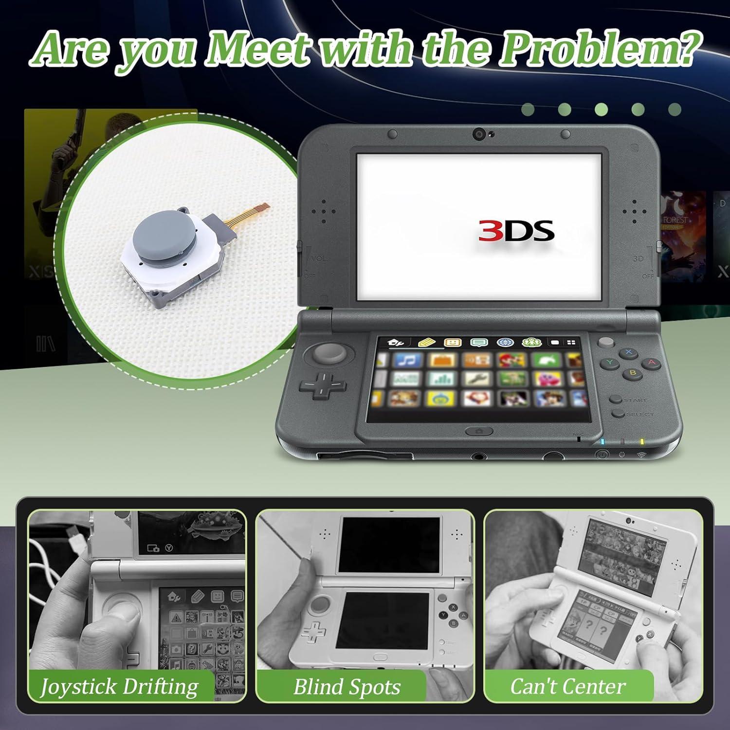 2 Joysticks Reemplazo para Nintendo New 3DS XL - Herramienta Incluida