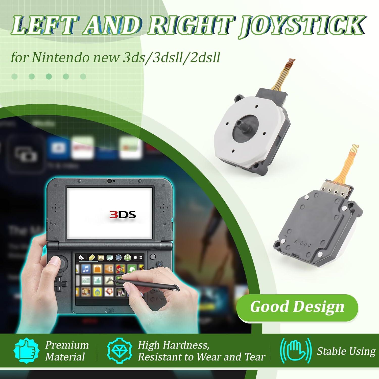 2 Joysticks Reemplazo para Nintendo New 3DS XL - Herramienta Incluida