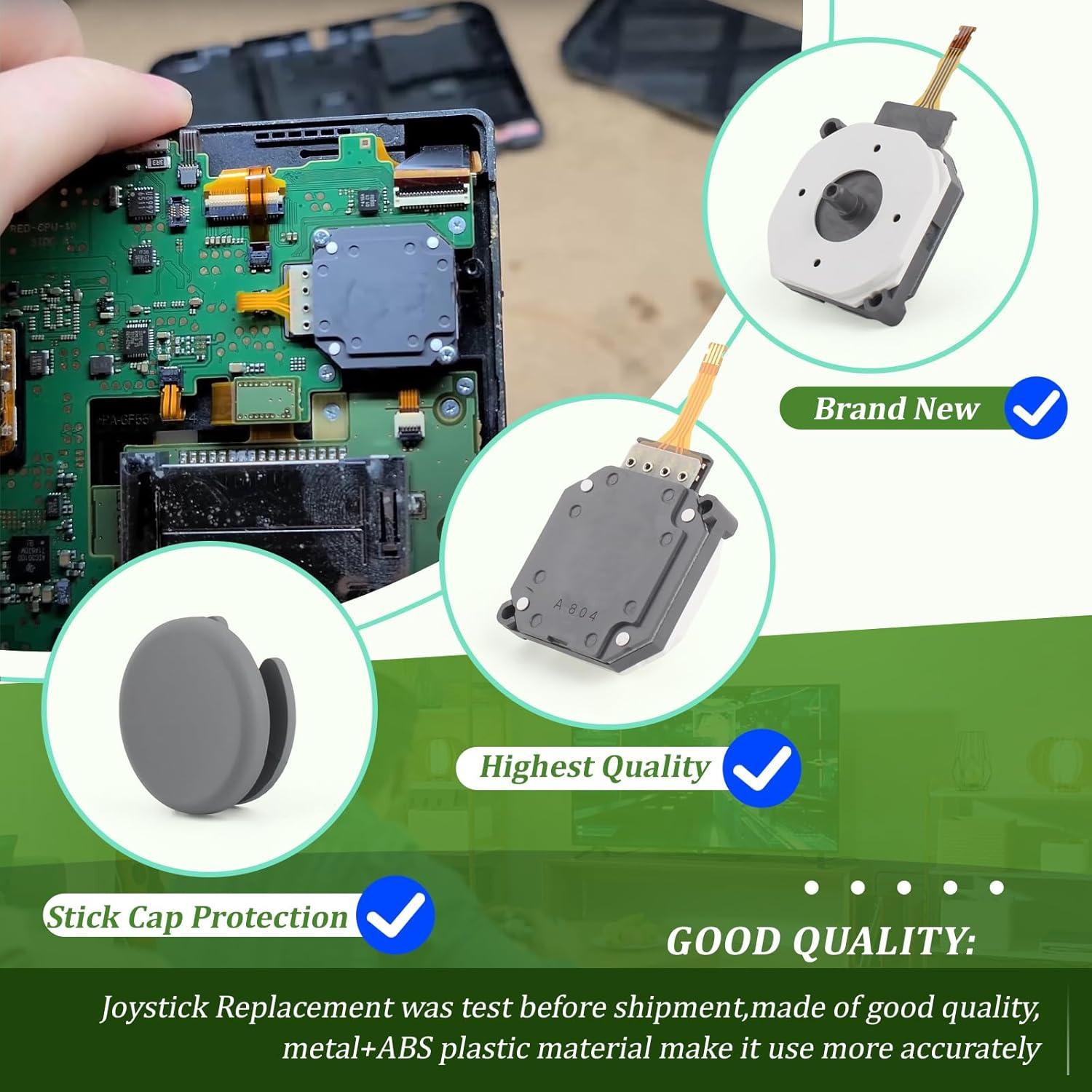 2 Joysticks Reemplazo para Nintendo New 3DS XL - Herramienta Incluida