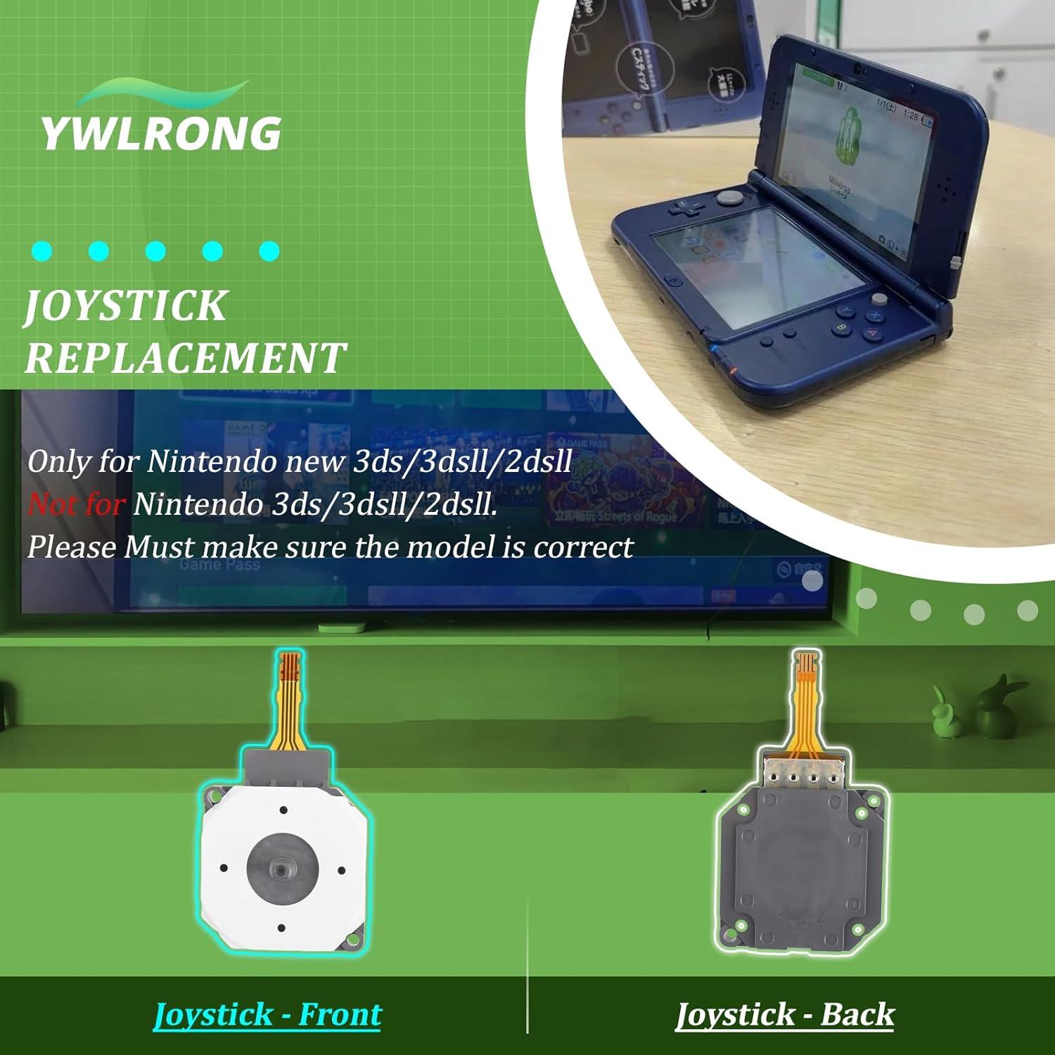 2 Joysticks Reemplazo para Nintendo New 3DS XL - Herramienta Incluida