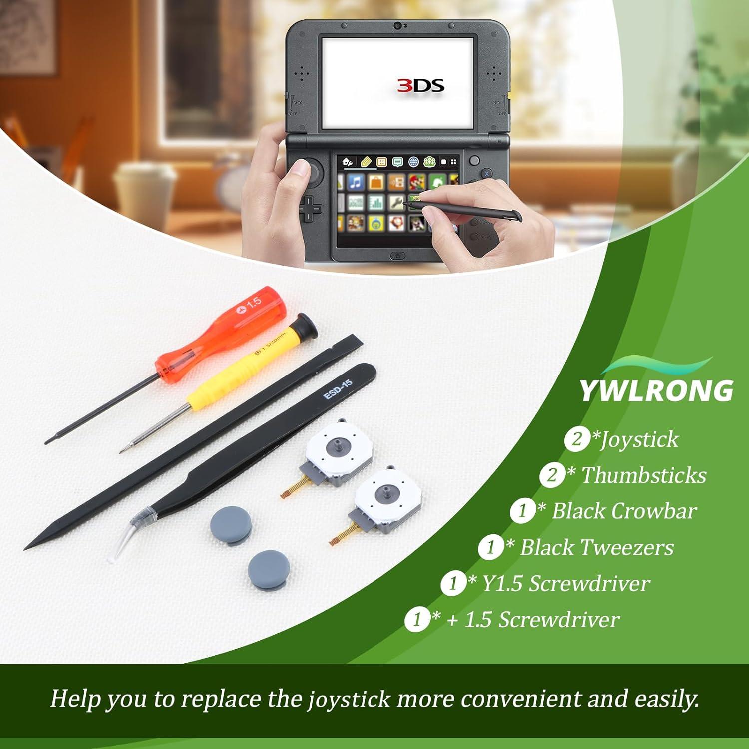 2 Joysticks Reemplazo para Nintendo New 3DS XL - Herramienta Incluida