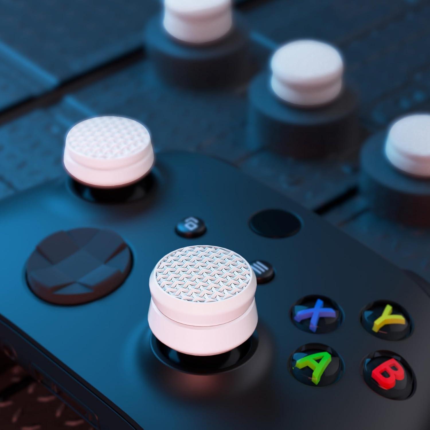 Tapas de Joystick PlayVital para PS5, PS4, Xbox y Switch Pro - Blanco