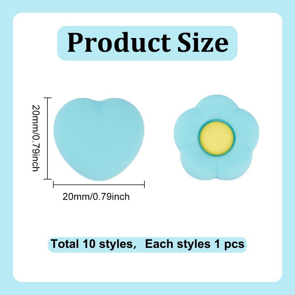 Caps de Agarre para Pulgares HOBBIESAY para PS4/PS5 - 10 Piezas