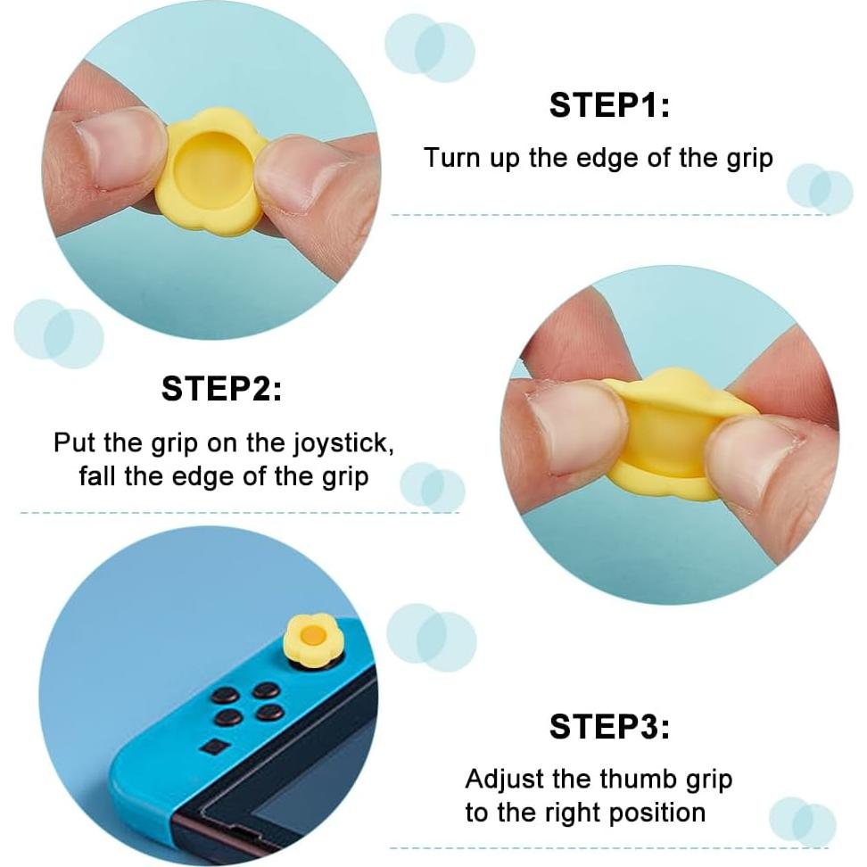 Caps de Agarre para Pulgares HOBBIESAY para PS4/PS5 - 10 Piezas