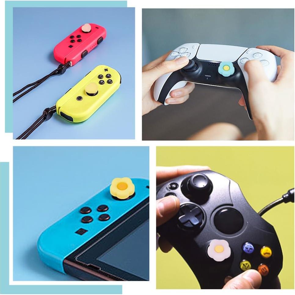 Caps de Agarre para Pulgares HOBBIESAY para PS4/PS5 - 10 Piezas