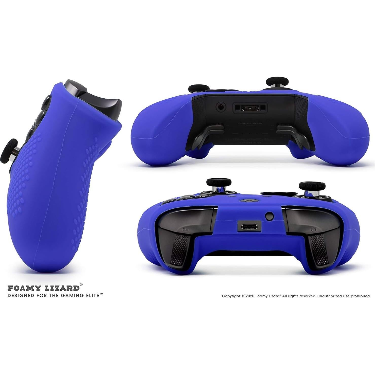 Agarre ElitePro 2 Foamy Lizard para Controlador Xbox One Elite 2 Azul