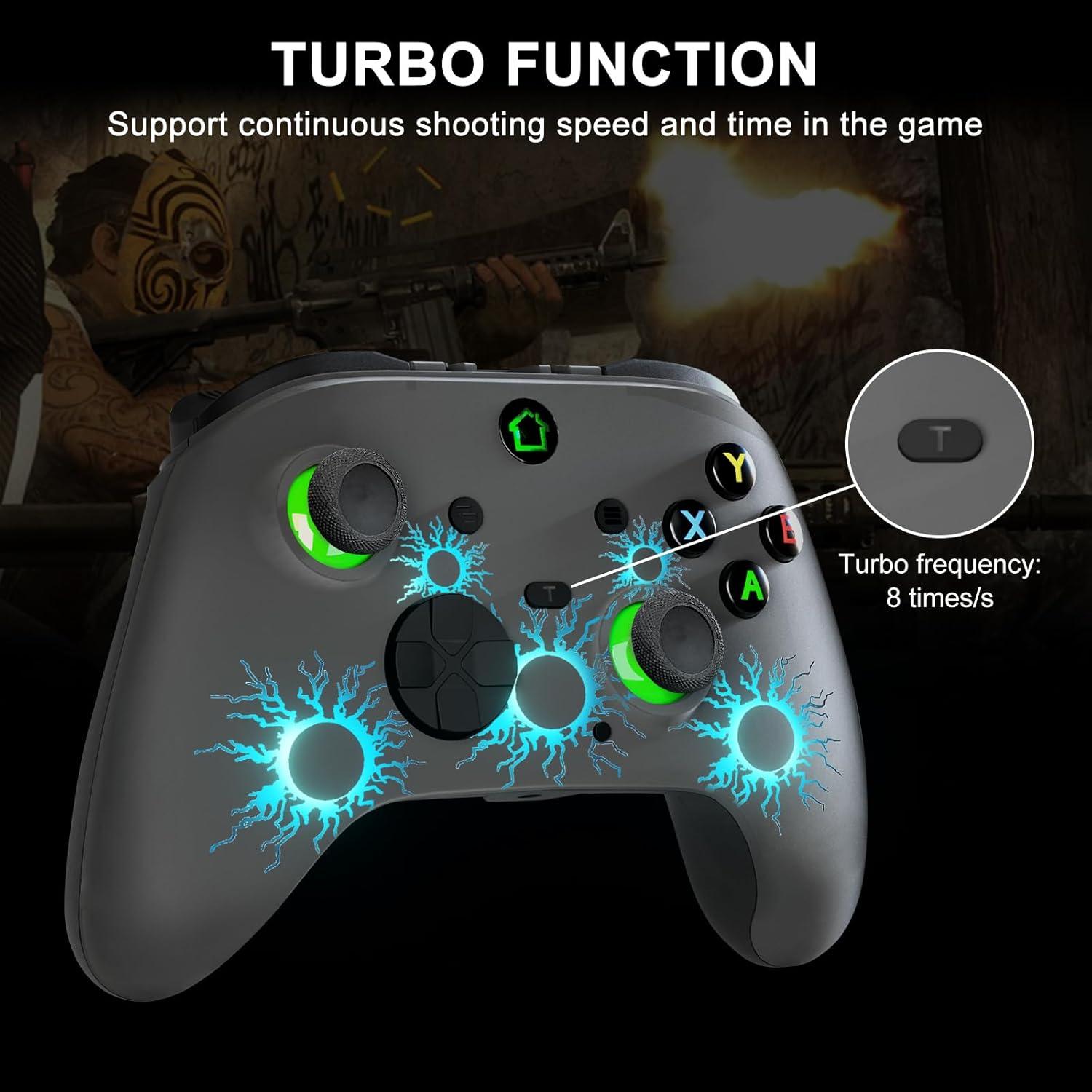 Controlador de Juegos Conwin para PC 10 y Steam, Joystick RGB