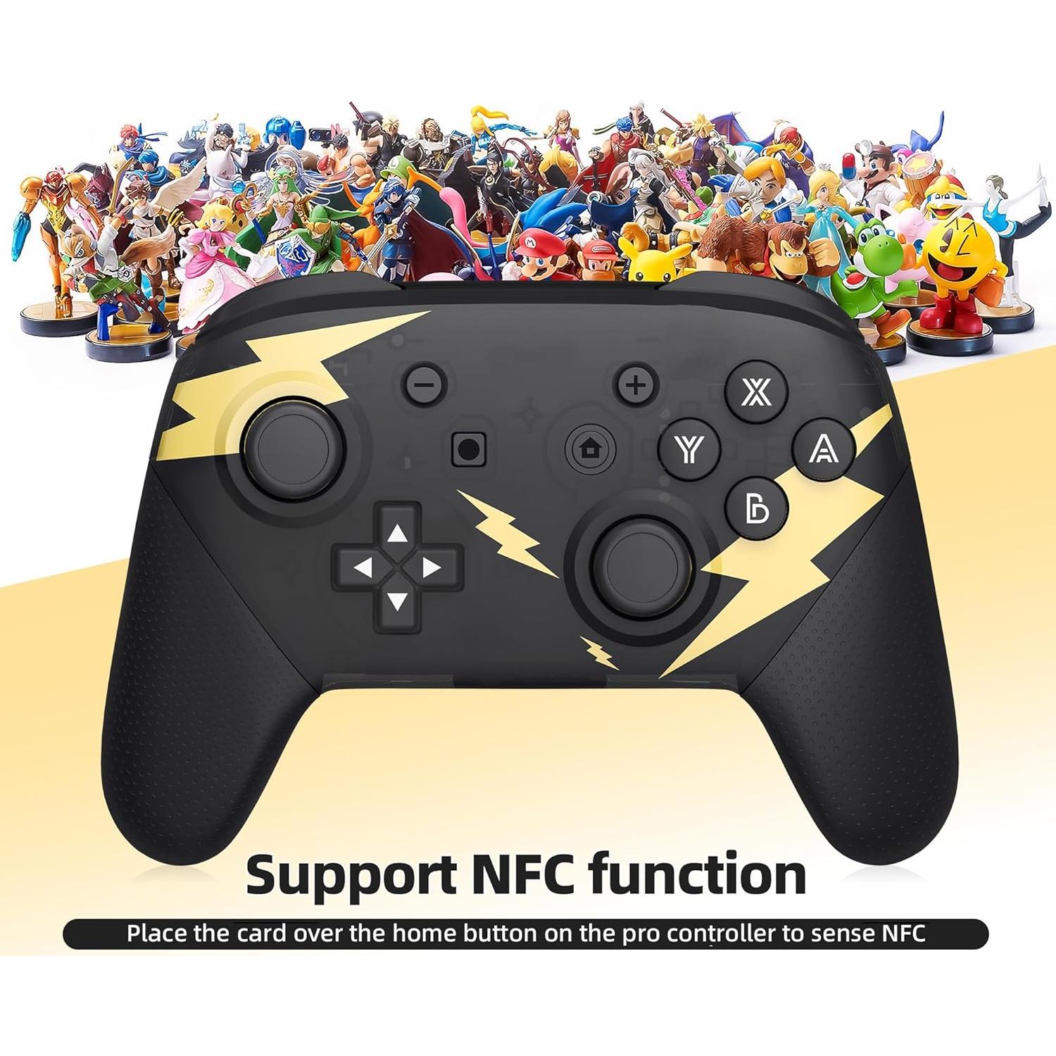 Controlador Pro Inalámbrico YKASEK para Switch - Negro