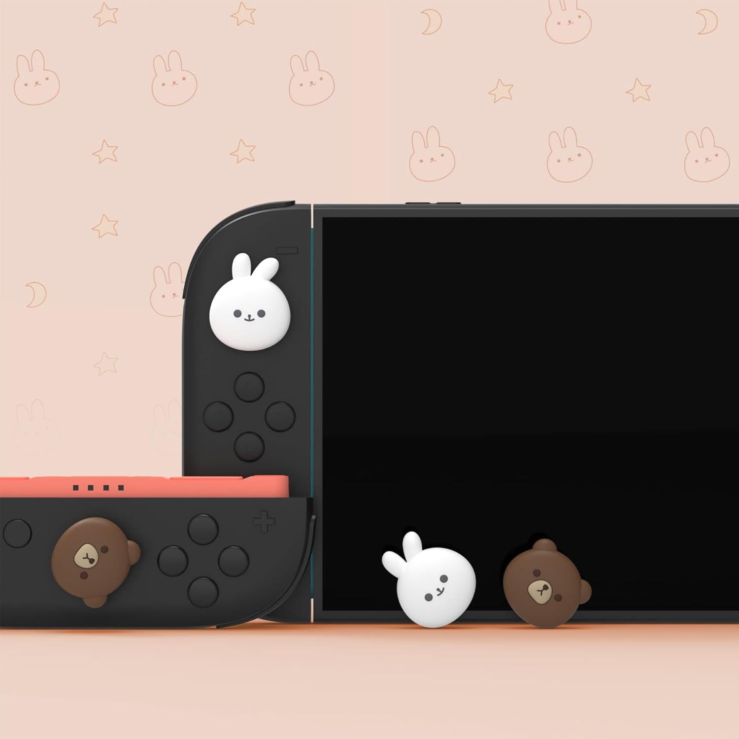 Agarraderas para Pulgar PlayVital para Nintendo Switch 2 - Silicona