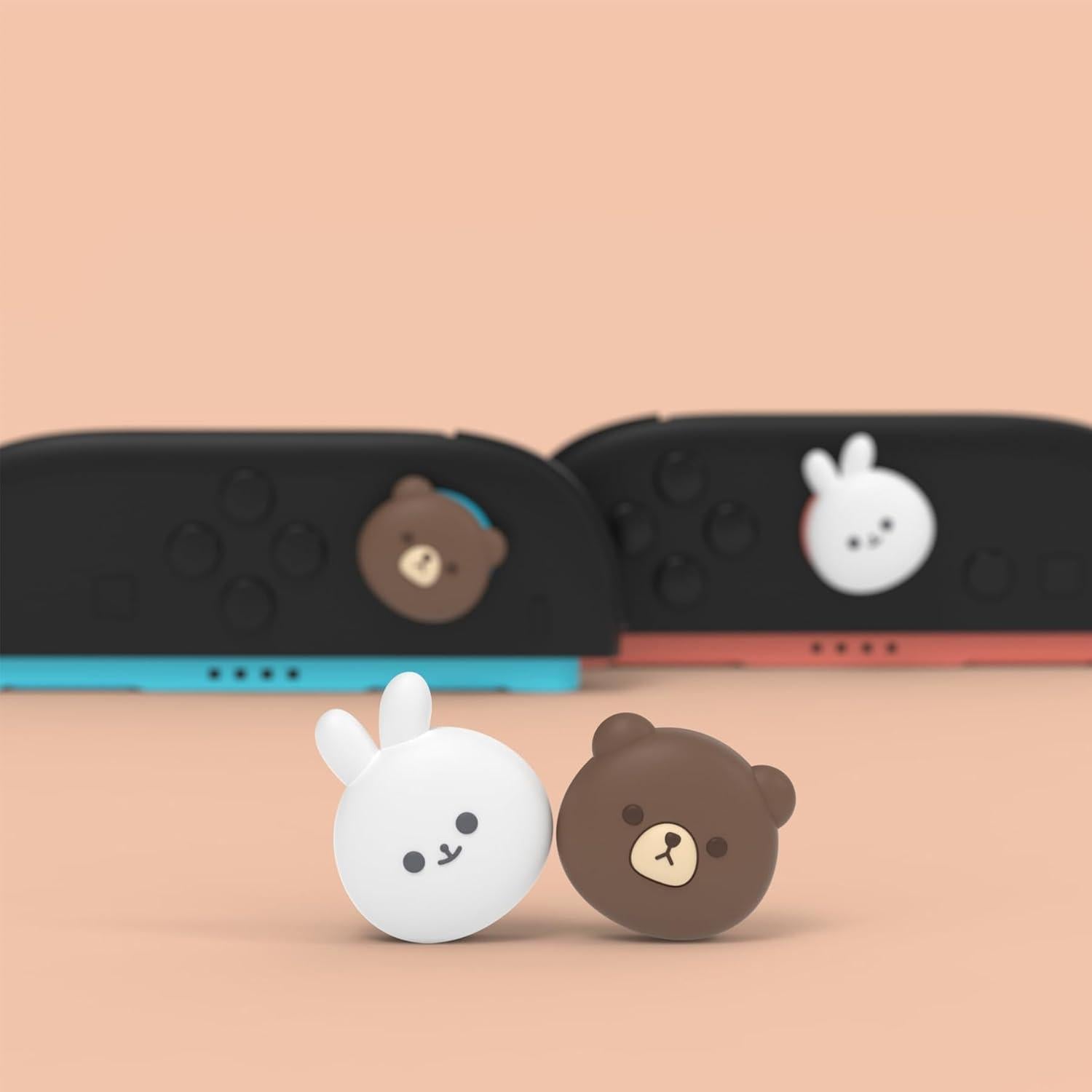 Agarraderas para Pulgar PlayVital para Nintendo Switch 2 - Silicona