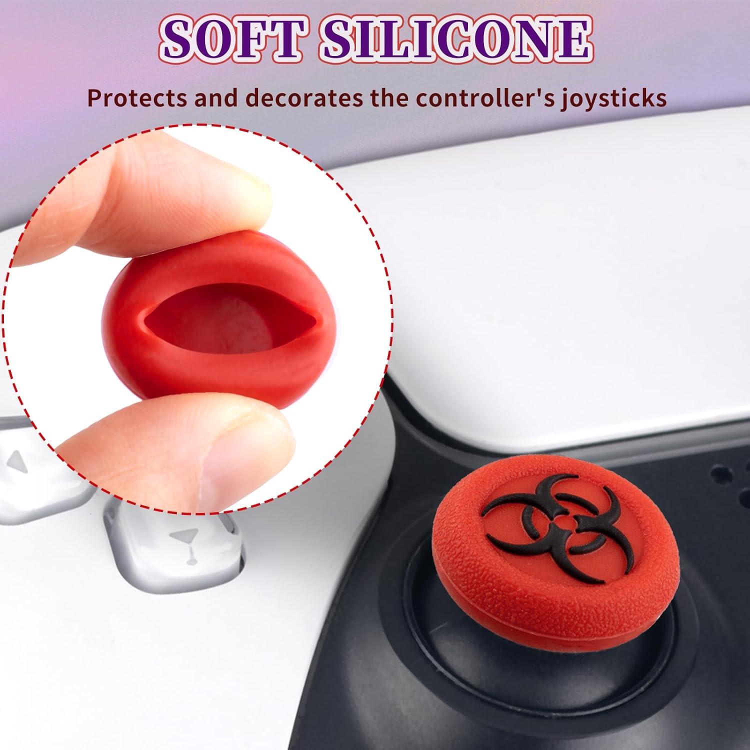 Grips de Pulgar de Silicona SoAegis para Joystick - 4 Piezas