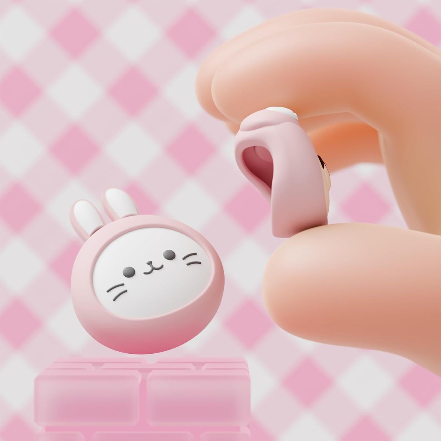 Agarraderas para Pulgares PlayVital para Nintendo Switch 2 - Silicona Kawaii