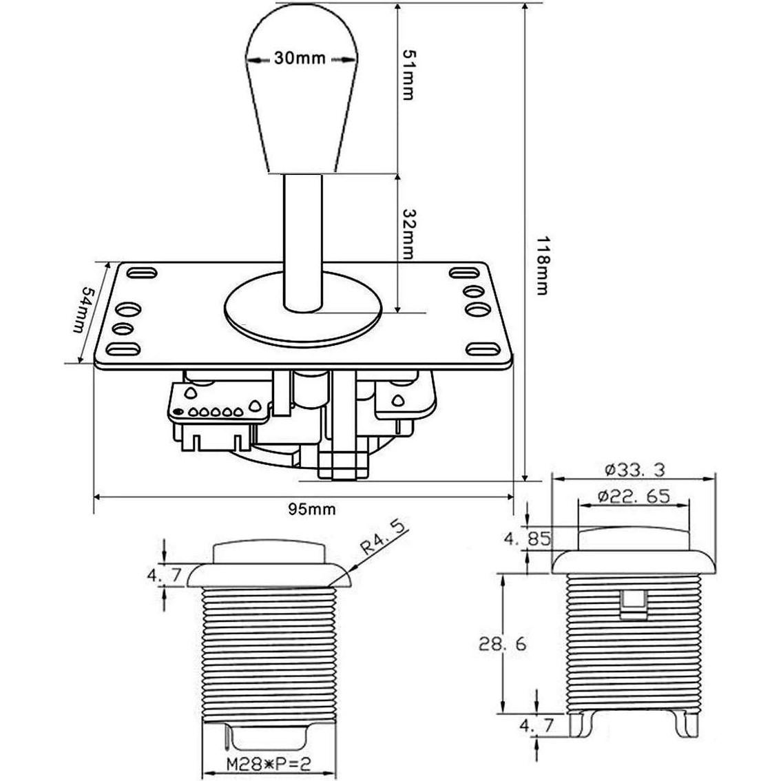 Kit de Juego Arcade DIY EG STARTS para 2 Jugadores LED