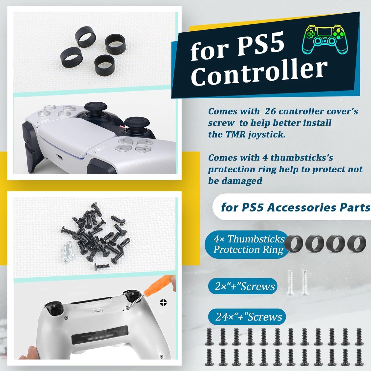 Paquete de 4 Joysticks Electromagnéticos TMR para PS5