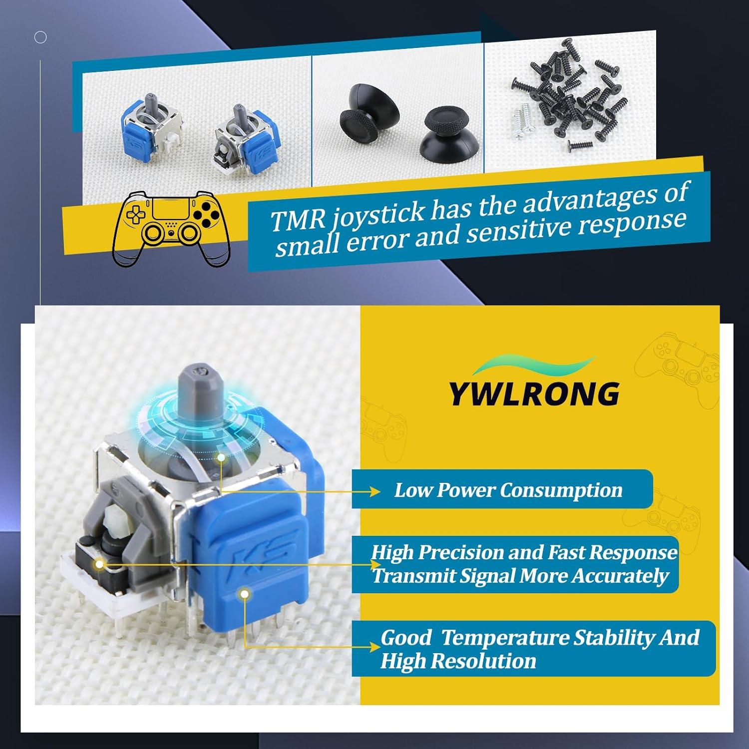 Paquete de 4 Joysticks Electromagnéticos TMR para PS5