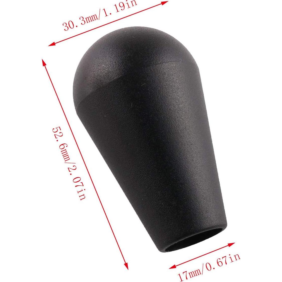 Joystick E-excepcional 2pcs Estilo Americano Rojo y Negro