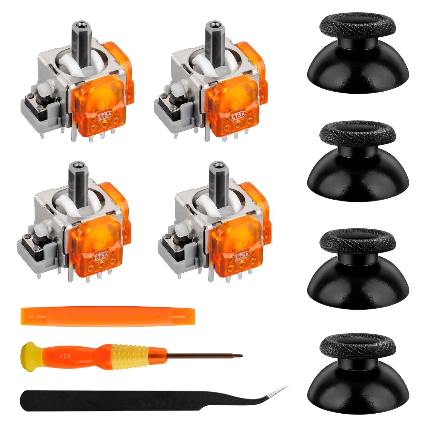 Joysticks Electromagnéticos TOMSIN para Controlador PS5 - Kit de 4