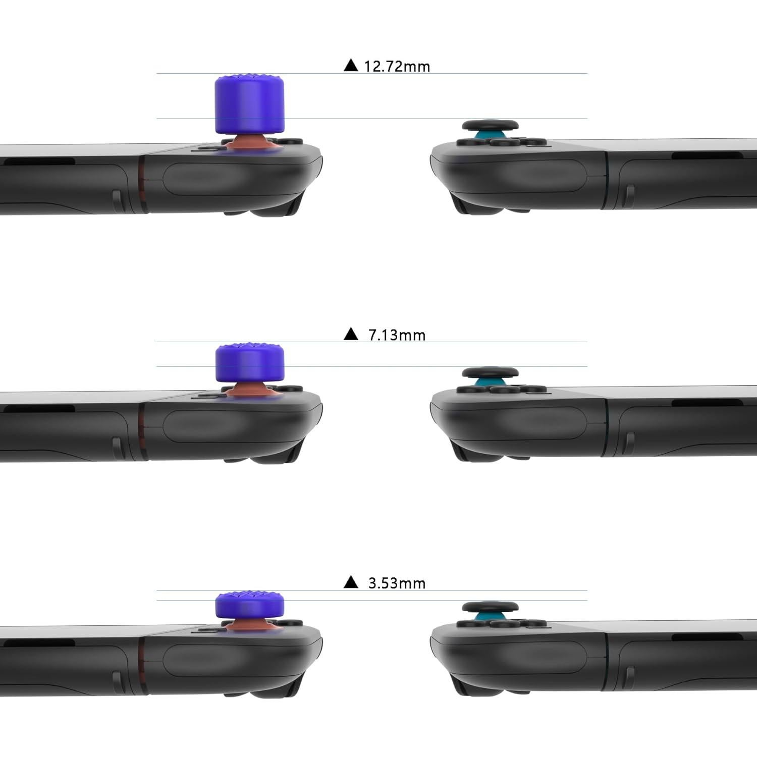 PlayVital Quantum Pro Thumb Grips para Nintendo Switch 2 - 10 Piezas