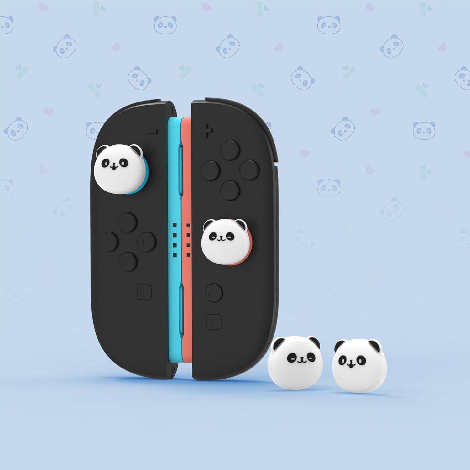 Agarraderas para Pulgares PlayVital para Nintendo Switch 2 - Silicona Kawaii