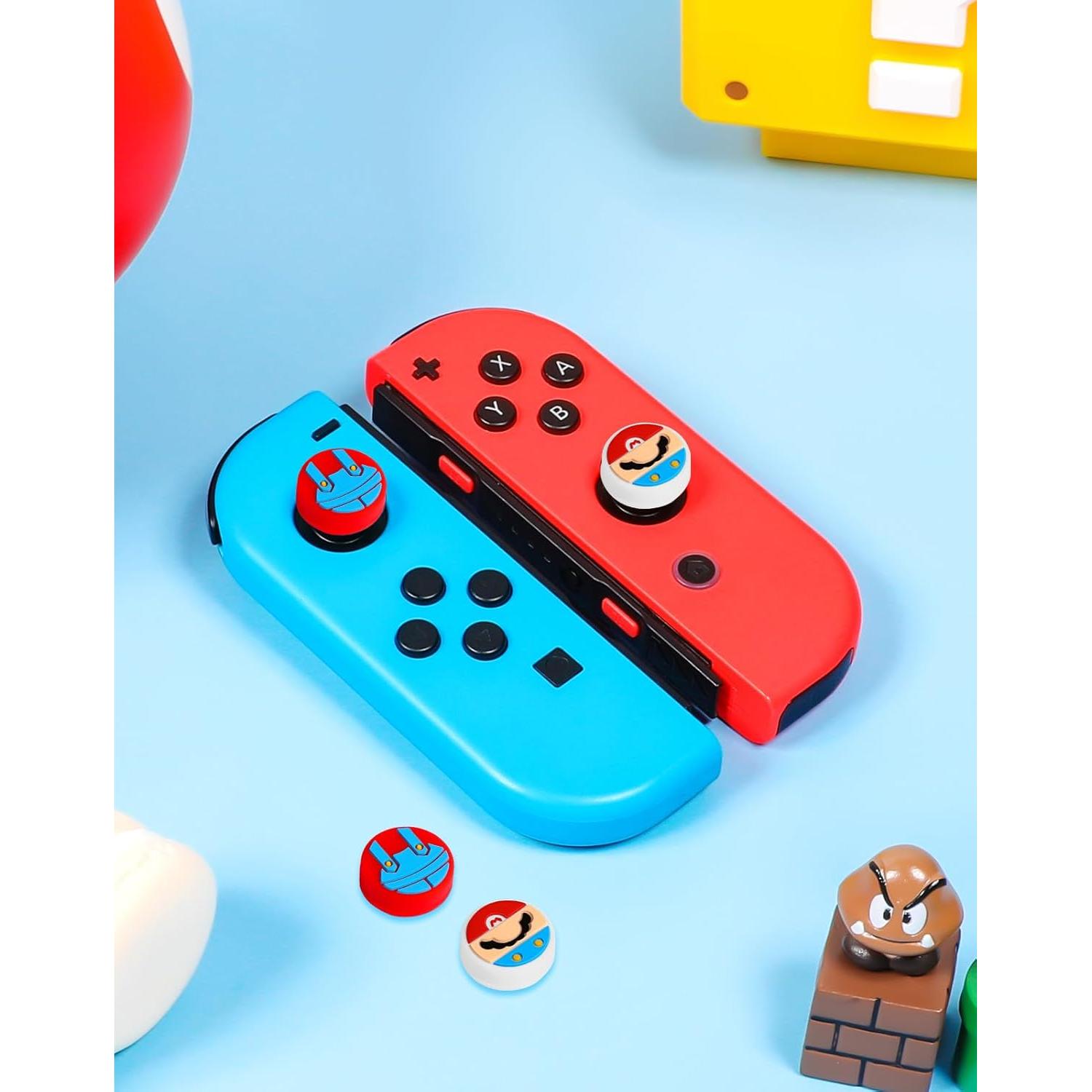 Tapas de Joystick Oqpa para Nintendo Switch 4 Pcs Diseño Kawaii