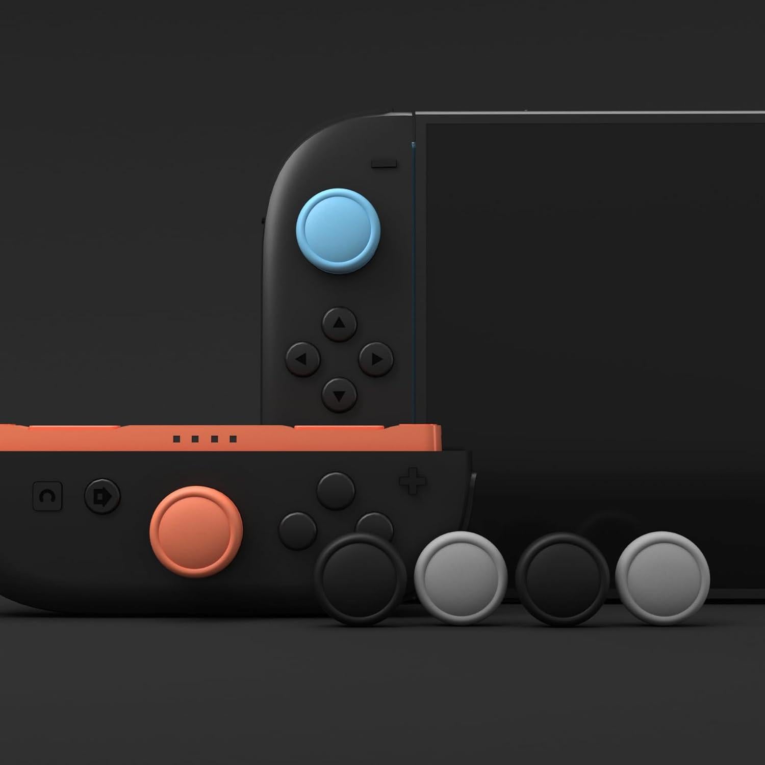 Agarraderas de Pulgar PlayVital para Joycon Nintendo Switch 2 - 8 Piezas