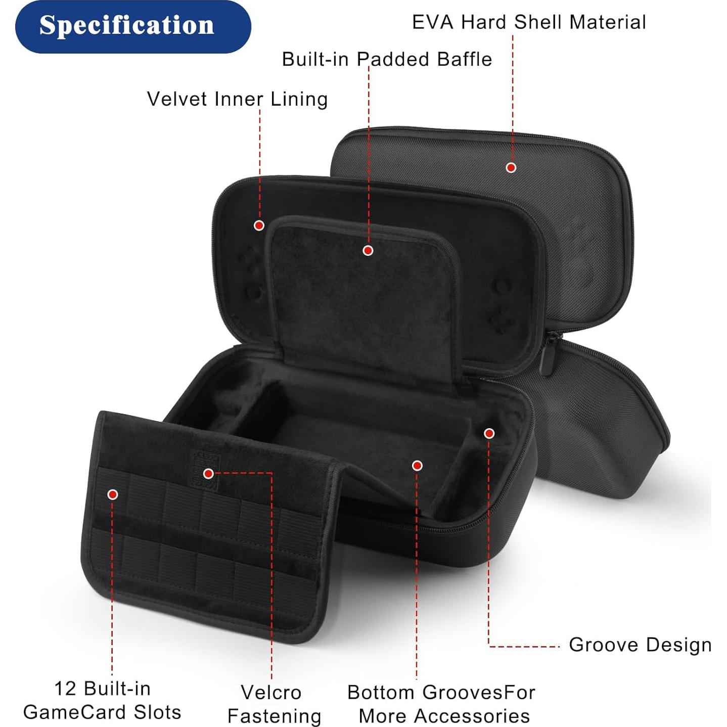 Bolsa de Transporte Ankey para Nintendo Switch 2 - Resistente y con Protector de Pantalla