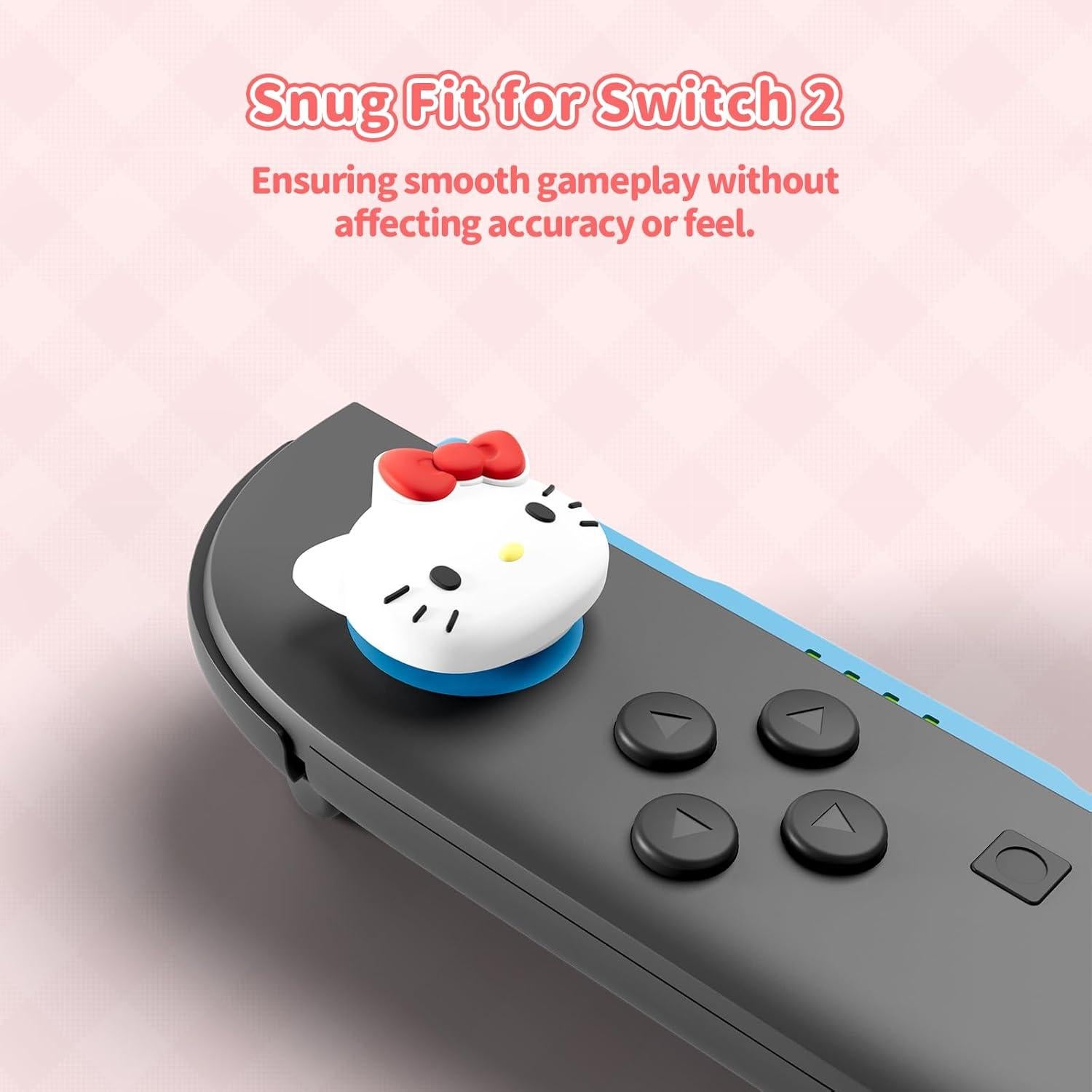 Tapas de Joystick de Silicona Kuitmor para Switch 2 - 4pcs Gato