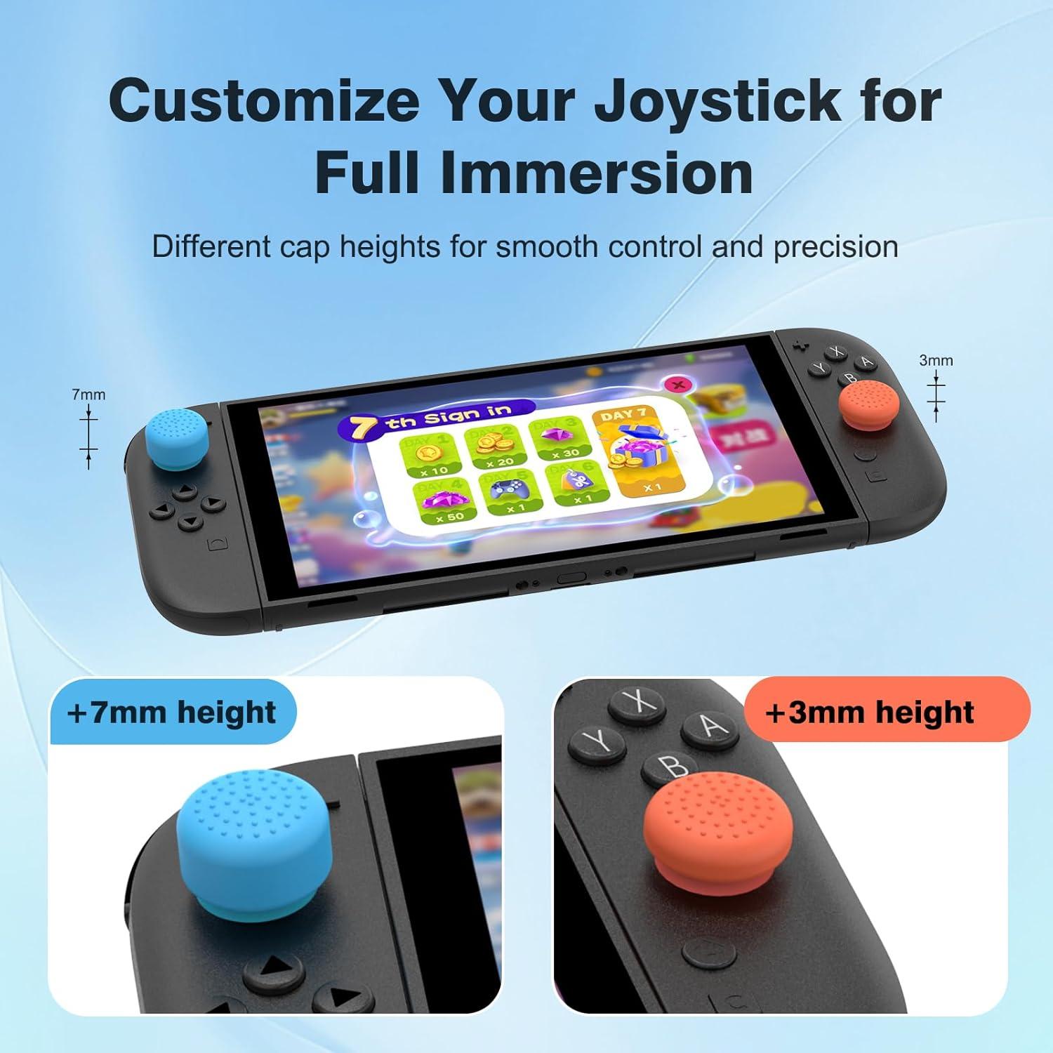 Agarraderas WEOTOO para Nintendo Switch 2 - Paquete de 8