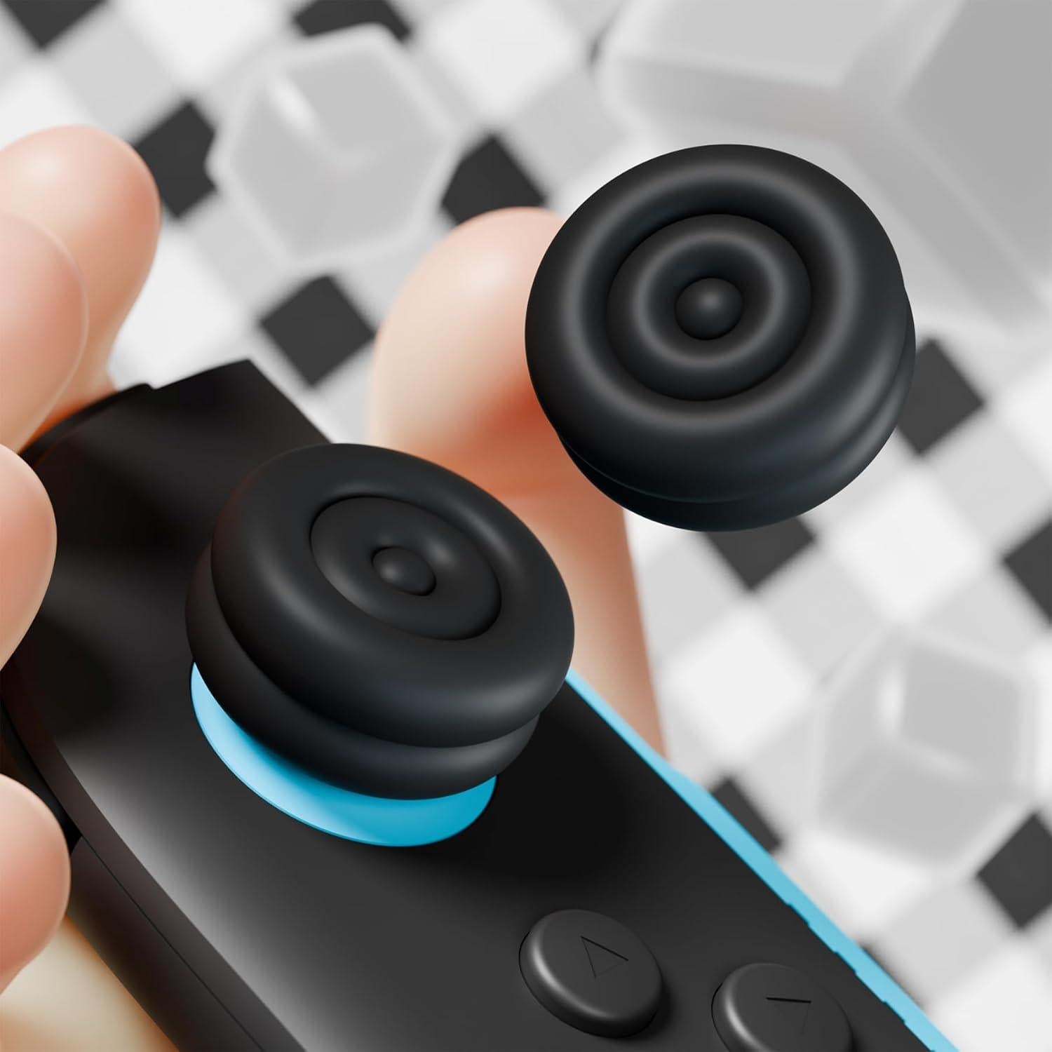 Tapas de Almohadilla para Pulgares PlayVital para Switch 2 - 4 Pack