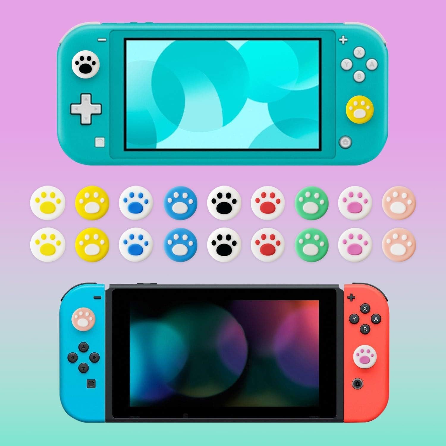 18 Tapas de Pulgar Silicona Yeconire para Nintendo Switch