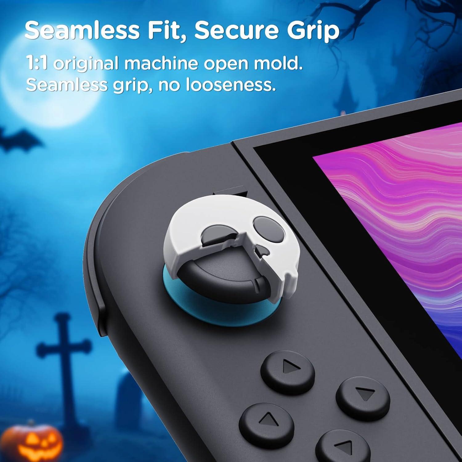 Empuñaduras de Pulgar JEMDO para Nintendo Switch 2 - Calavera