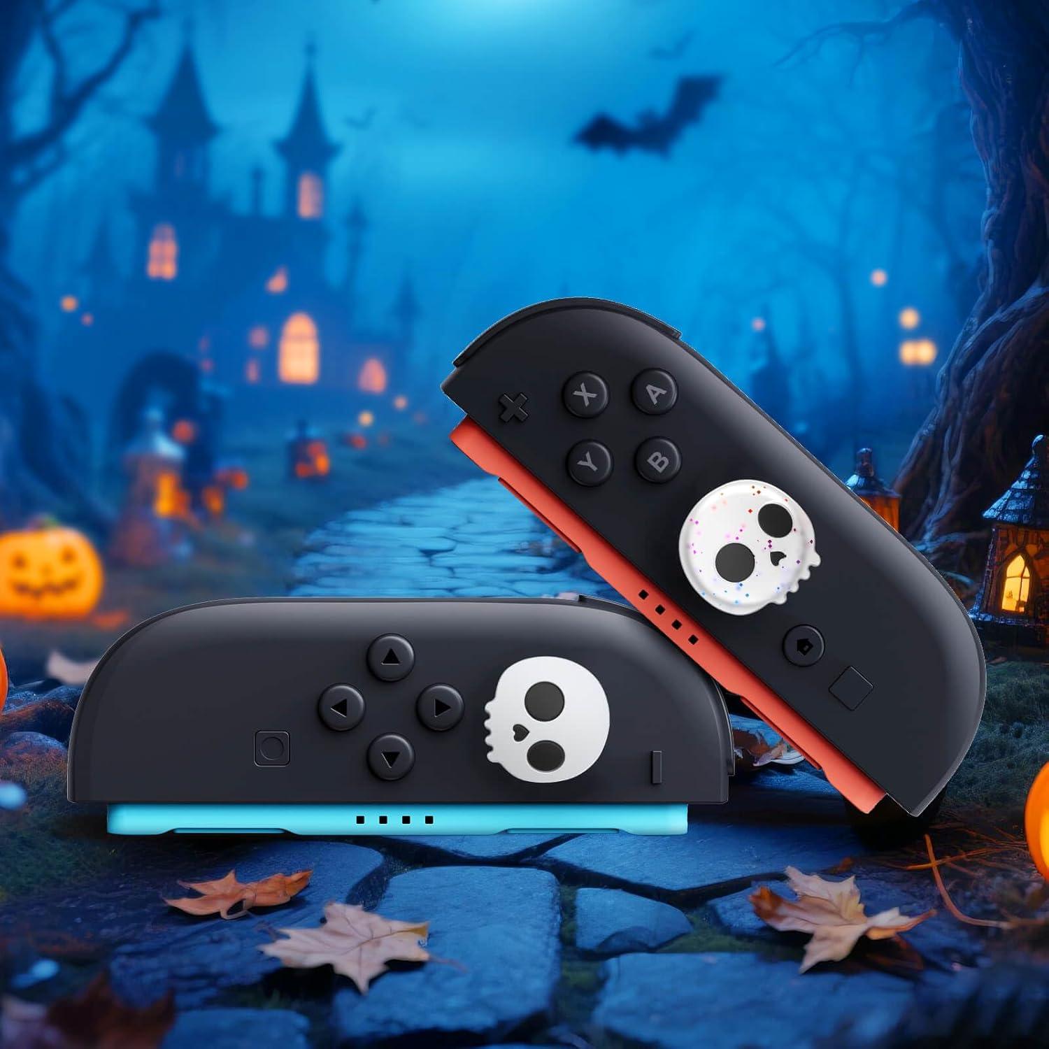 Empuñaduras de Pulgar JEMDO para Nintendo Switch 2 - Calavera