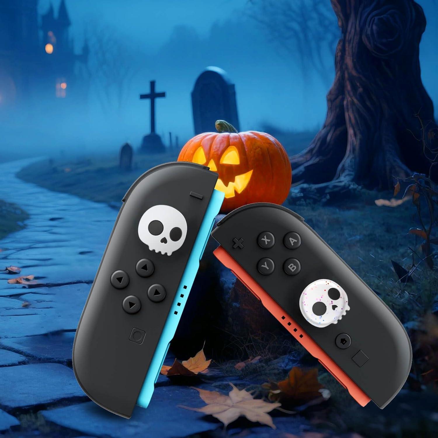 Empuñaduras de Pulgar JEMDO para Nintendo Switch 2 - Calavera