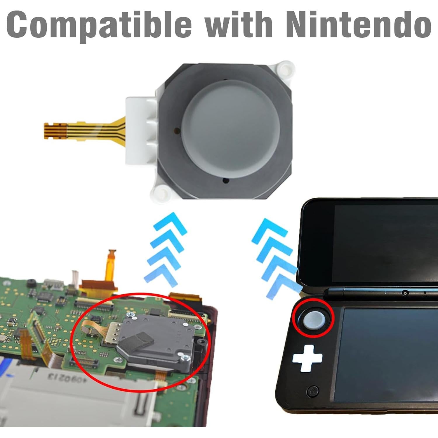 Reemplazo Joystick SunDiss para Nintendo 2DS/3DS/3DS XL