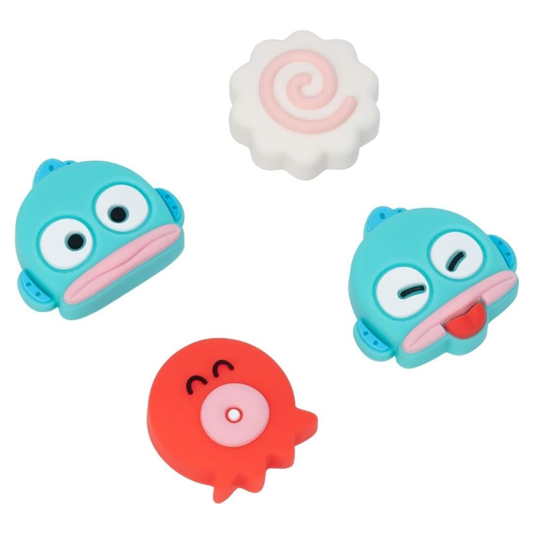 Tapas de Agarre WISHAVEN para Joycon Nintendo Switch - 4PCS Pez y Pulpo