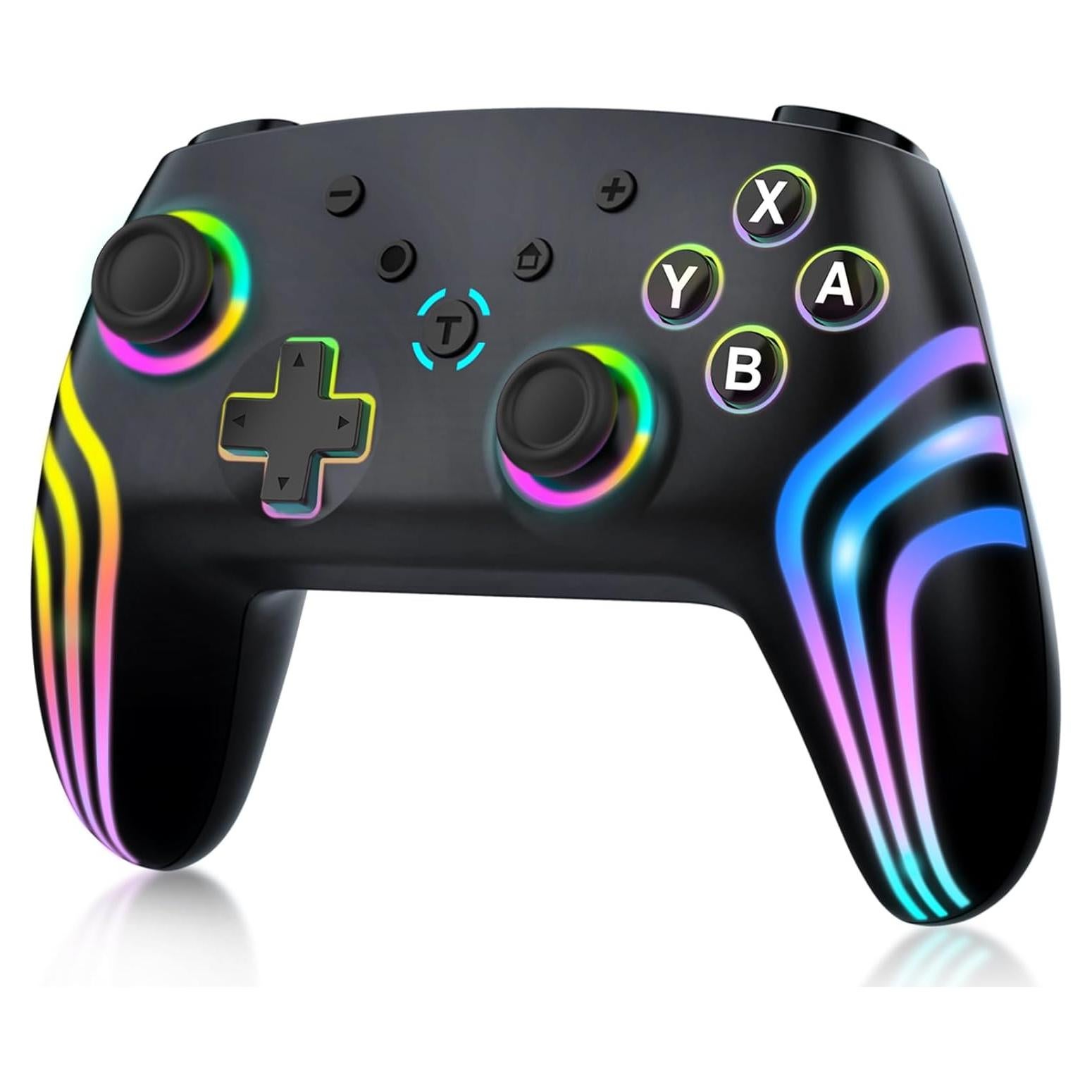 Controlador Pro Inalámbrico MYSTILUCK para Switch y PC RGB